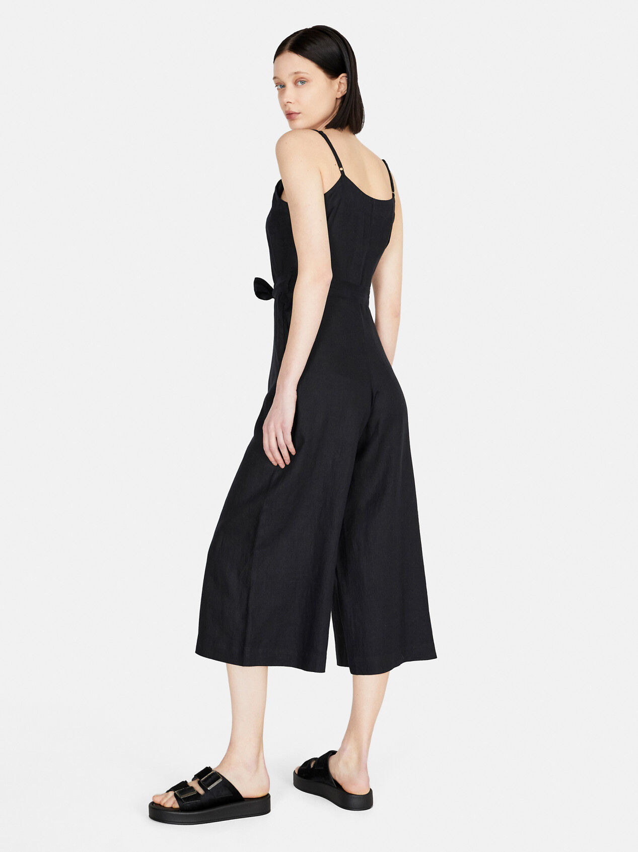 Zara Tropical Print Culotte Jumpsuit/Romper